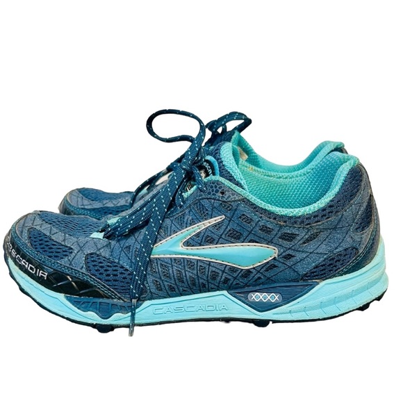 Brooks Cascadia 7 Waterproof Membrane Trail Running Hiking Shoe (9.5) - Picture 8 of 12
